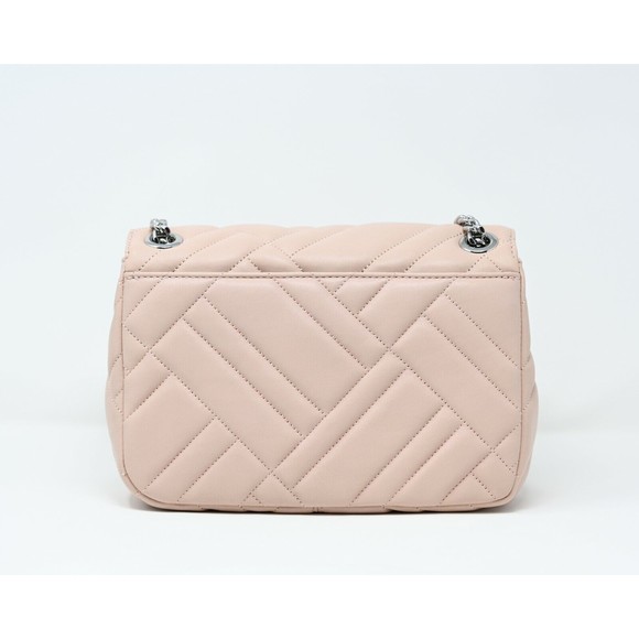 MICHAEL KORS VIVIANNE Medium Shoulder Flap Satchel Pastel Pink Leather NWT $398 - Picture 4 of 7